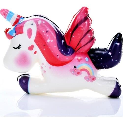 Cute Unicorn Kawaii Squishy Slow Boost Cartoon Doll Cream Scented Tightening Decompression Toy Best Christmas Birthday Gift kid