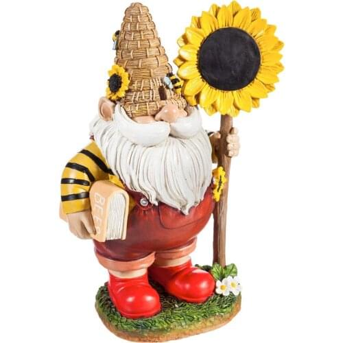 Miniature Garden Resin Decoration Crafts World Bee Day Dwarf Statue Home Desktop Decoration Exquisite Statue Gift For Children