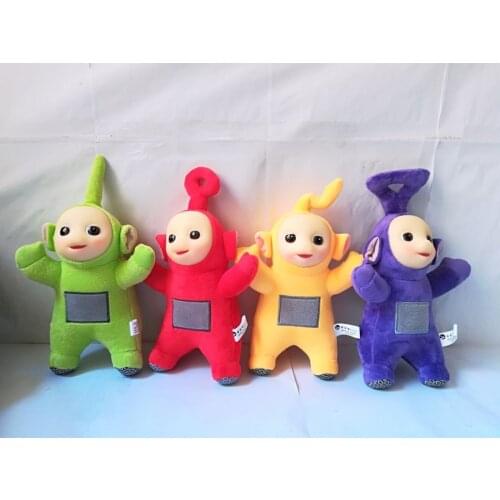 Teletubbies Laa Po Tinky Dipsy about 25cm Plush Toy soft Doll one lot/4 pcs Christmas Gifts baby Gifts b2100