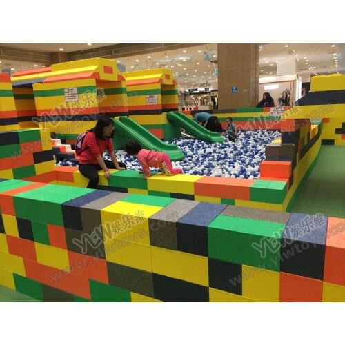 Customize big kids DIY EPP soft bricks building playground environmentally baby/toddler EPP blocks YLW-EPP0335