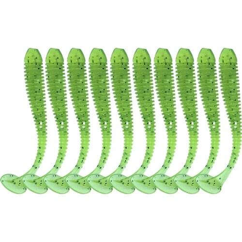 10pcs Carp Fishing Lure Set Worm Soft lure shad swimbait red larva Bionic Worms Silicone bait For fishing Wobbler For Trolling