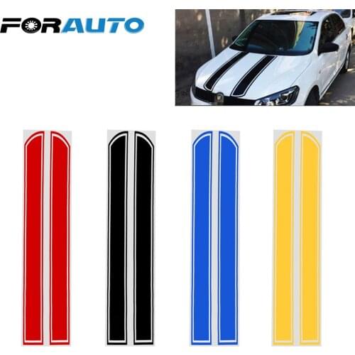 FORAUTO Hood Auto Motorcycle Sticker Car Styling Car Stickers and Decals Stripe Decoration Accessories