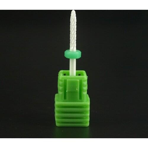 1PCS Coarse Professional Ceramic Nozzle Nail Drill Bits for Nail Art Polish Manicure Machine Nail Tools Grinding Tool