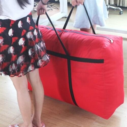 Extra Large Oxford Cloth Moving Bag Big Packing Bag Waterproof Storage Bag Large Closet Organizer Wardrobe Quilt Bags 120L/180L