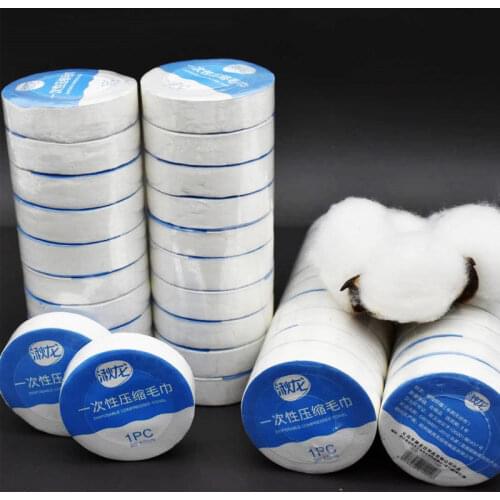 30x50CM Pearl Lines Disposable Compressed Towel White Cotton Washcloth Napkin Travel Hotel Towel Cleaning Compressed Face Towels