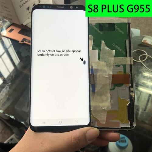Original amoled S8plus Display For SAMSUNG Galaxy S8 PLUS G955 G955F LCD+Touch Screen Replacement Digitizer Assembly+dead pixel