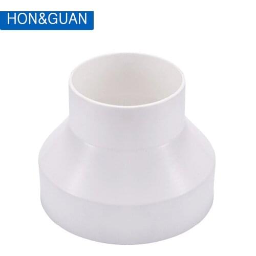 Hon&Guan Straight Duct Reducer and Increaser Adaptor Tube Connector Inline Heating Cooling Vent for Ducted Fan Pipe Ventilation