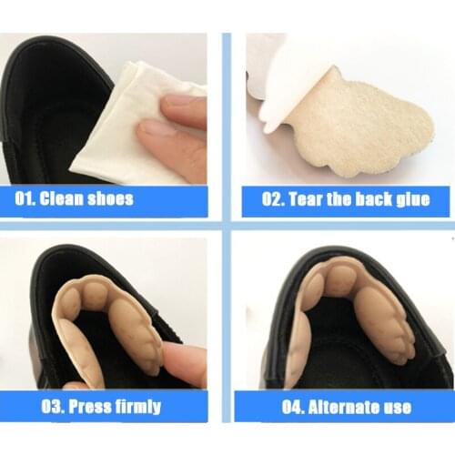1 Pair Butterfly Foam 4D Heel Cushion Heel Grip Heel Pads Self-Adhesive for Shoes High Heels d88