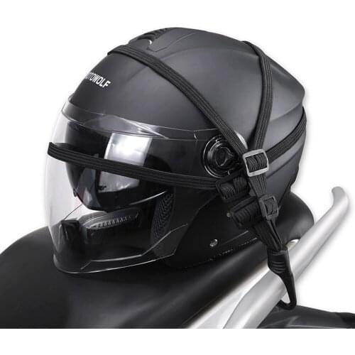 New Protective Gears Luggage Hooks Mesh Net Universal Organizer Holder Motorcycle Accessories Motorcycle Luggage Net Helmet Net