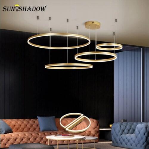 Modern Led Chandelier 110v 220v Acrylic Ceiling Chandelier Lighting For Living room Dining rom Bedroom Kitchen Lighting Fixtures
