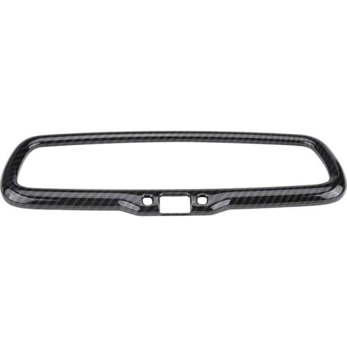 Carbon Fiber for Alfa Romeo Giulia Stelvio 201-2018 Abs Car Interior Rearview Mirror Frame Trim Accessories