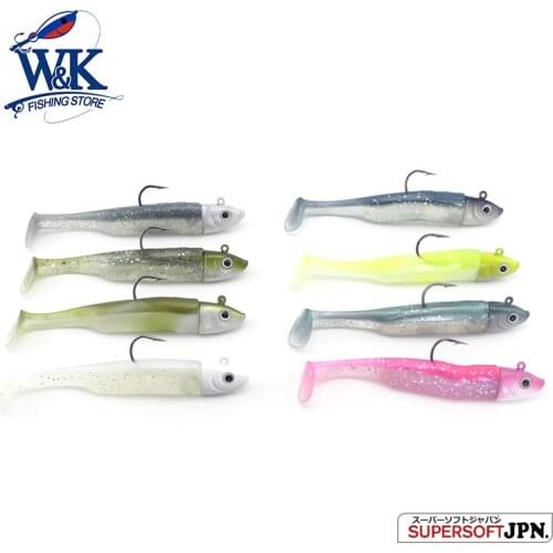 Soft Lure Set with 22g Jig Head 9cm Soft Bait Ultimate Inshore Fishing Bait and Boat Fishing Lure for Code Seabass 4.5 inch Bait
