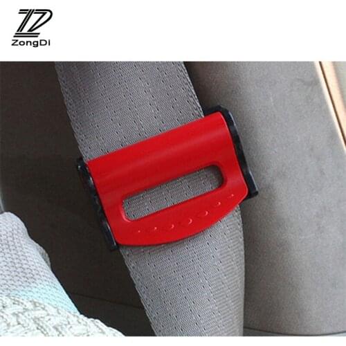 ZD 2X Car Safety Belt Clip Seat belt holder for Alfa Romeo Chevrolet Aveo Captiva Ford Focus 3 Fiesta Mondeo Kuga Fusion 2017