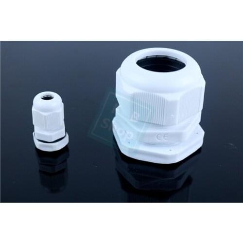 10PCS PG25/29/36/42/48/63 Black Plastic Waterproof Cable Glands