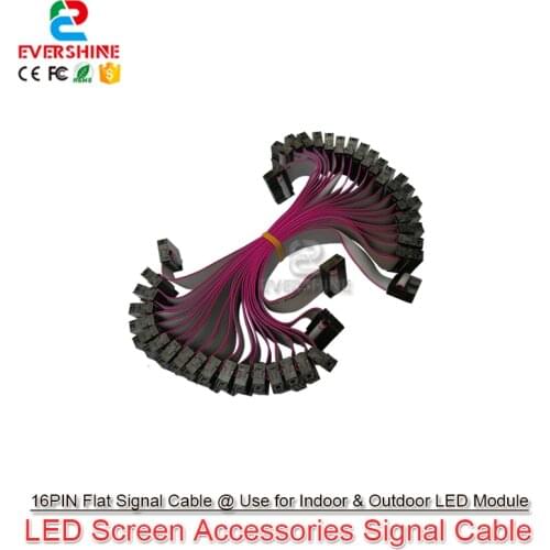 20pcs/lot 18cm Length Led Display Screen 16Pin Ribbon Data Flat Cable to Connect Hub Interface Cable