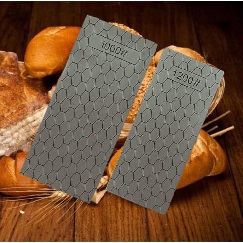 Diamond Sharpening Stone Knife sharpener 150*65*2.5mm Ultra-thin Honeycomb Surface Kitchen Grinding Tool Knife Whetstone