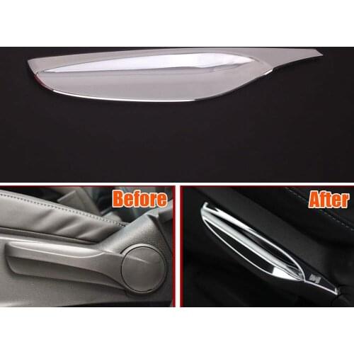 BBQ@FUKA Car Seat Adjustment Switch Seat lift Wrench Decoration Trim Styling Sticker Fit for Chevy Trax 2014 2015