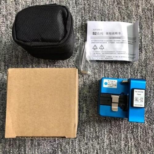 Free Shipping SKL-S2 high cost performance fiber optical cleaver for hot melt n mechanical SKL-S2 optical fiber Cutter