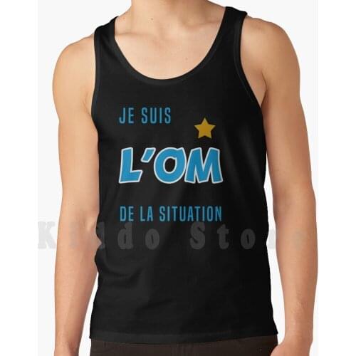 Je Suis L'om De La Situation Tank Tops Vest 100% Cotton Je Suis Je Suis Marseillais Lom De La Situation Homme De La