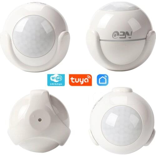 NEO COOLCAM Smart WiFi PIR Motion Sensor Human Body Sensor Detector Home Alarm System Smart PIR Motion Sensor Tuya Smart Life