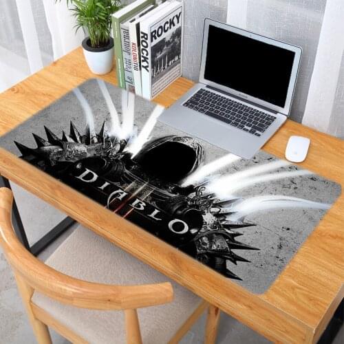 Diablo Gamer Mouse Pad Anime Desk Mat Gamers Accessories Gaming Keyboard for Compass Pc Gamer Complete Varmilo Rug Mice Computer