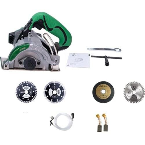 220V Electric Marble Machine Wood Stone Tile Cutting Machine Hand-Held Home Multi-Function High Power Circular Saw 110MM