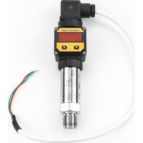 Hydrostatic water 20 bar pressure sensor transmitter with local display 4-20ma analog 24vdc power