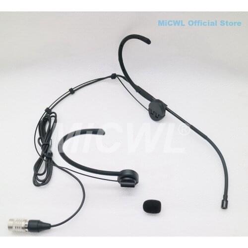 Headworn Microphone For Audio-Technica ATW AEW Wireless Body Pack Transmitter Foldable Headset Earset Mic MiCWL ATM73