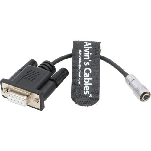 Alvins Cables Z CAM E2 S6 F6 Timecode Cable DB9 9 Pin Female to 4 Pin Female Cable