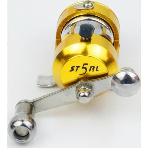Mini Size Cast Drum Wheel Full Metal Design Lure Wheel Bait Casting Reel Outdoor Sea Fishing Wheel Supplies