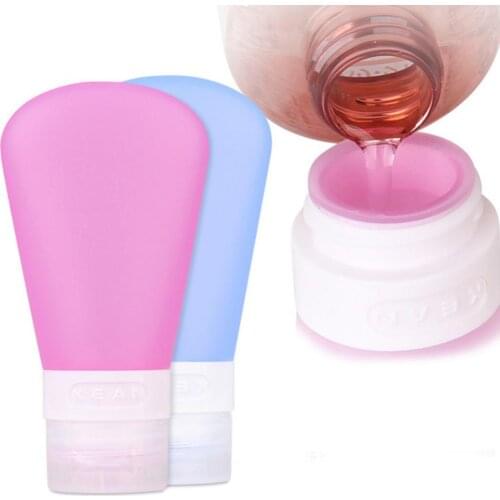37/60/89ml Essential oil Refillable Bottles Empty Travel Storage Bottle Leak Proof Shampoo Bath Gel Container