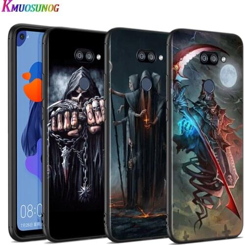 Grim Reaper Skull Skeleton For LG K22 K71 K61 K51S K41S K30 K20 2019 Q60 V60 V50S V50 V40 V35 V30 G8 G8S G8X ThinQ Phone Case