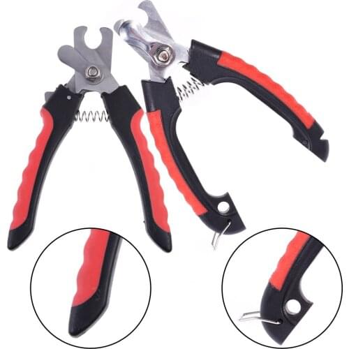 Pet Nail Scissors Dog Cat Puppy Pet Professional Nail Clipper Animal Nail Scissor Nail Cutter Stainless Steel Blade Pet Supplies