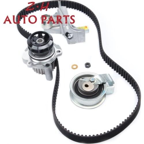 NEW 06B 109 477 A Timing Belt Hydraulic Tensioner Water Pump kit For VW Passat Audi A4 A6 1.8L 06B109119F 150-Teeth 06A121012G