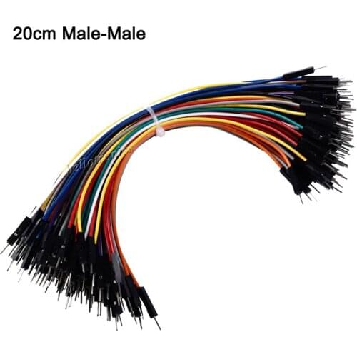 Wholesale Hellotronics 5000 pcs/Lot Dupont Cable Wire 20cm Soft Silicon wire 26AWG 1Pin M/M M/F F/F Jumper Wire For Arduino