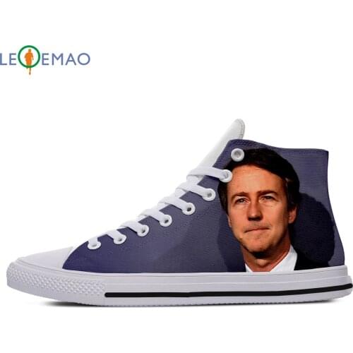 Custom Spring Autumn Canvas Shoes Bruce Willis High Quality Handiness Flats Mens Casual Shoes Comfortable Big White Zapatillas