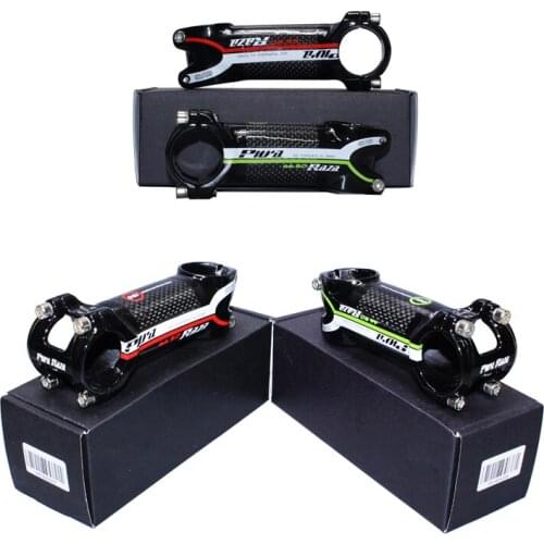 2017 PURA RAZA road carbon + aluminum fiber Mtb stem 6 / Degree Bar Frok 28.6 31.8 * 60/70/80/90/100/110 / 120mm