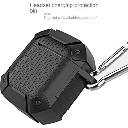 Bluetooth headset Silicone case for Airpods 1 2 protective sleeve Anti-lost rope silicone sleeve for Apple Airpods case