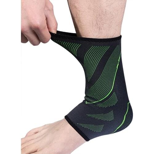 Outdoor Sports Unisex Knitted Ankle Brace Breathable Pressure Ankle Sleeve Football Basketball Protective Gear
