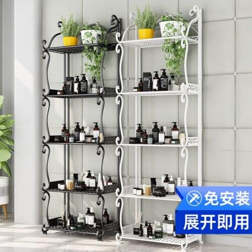 Bathroom shelving Toilet storage shelving Floor-to-ceiling book shelving Kitchen bedroom bathroom storage