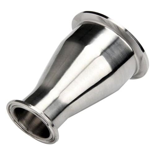 32mm to 19mm Pipe OD 1.5" Tri Clamp SUS304 Sanitary Reducer Fitting
