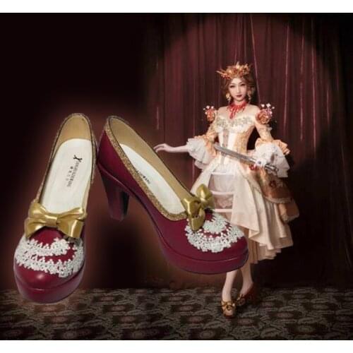 Identity V cos Mary Bloody Queen cosplay cos shoes canvas fashion shoes casual women anime cartoon high heels cosplay