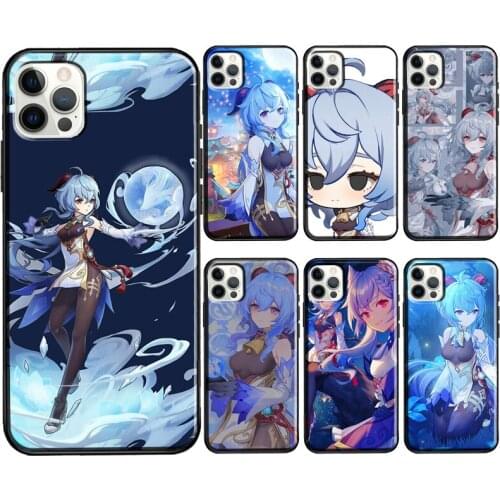 Ganyu Genshin Impact Soft Case For iPhone 11 12 Pro Max 12 Mini 6S 7 8 Plus SE 2020 XS Max X XR Phone Coque