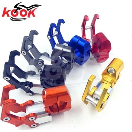 High quality universal Motorcycle Accessories motorbike hook handlebar motocross Decals ATV Off-road moto dirt pit bike hooks