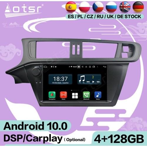 128G Carplay Multimedia Stereo Android 10 For Citroen C3 2005 2006 2007 2008 2009 2010 2011 GPS Video Radio Receiver Head Unit