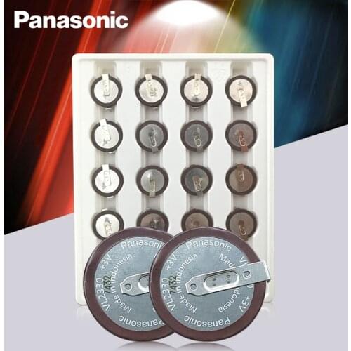 50pc Panasonic Original VL2330/HFN 3V 50mah 180 degrees Rechargeable Battery good quality