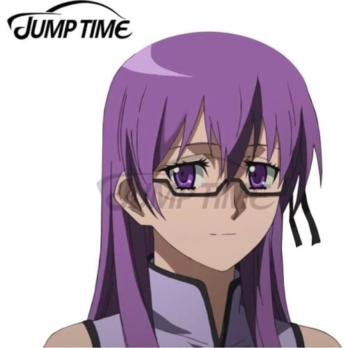 JumpTime 13 x10.5cm Sheele Akame Ga Kill Car Stickers Trunk Windows Trunk Anime Decal Refrigerator Car Assessoires Vehicle Decal