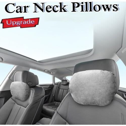 Car Neck Pillows Headrest Breathable Head Neck Support Car Pillow Soft Car Interior Accessories