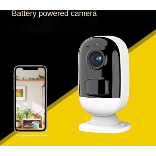 F1 WIFI battery monitoring camera home mobile phone smart 120 degrees indoor and outdoor wireless AI smart power saving