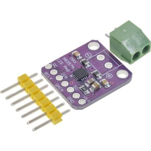 MAX98357 3W Class D Amplifier Breakout Interface I2S DAC Decoder Module Filterless Audio Board For Raspberry Pi ESP32